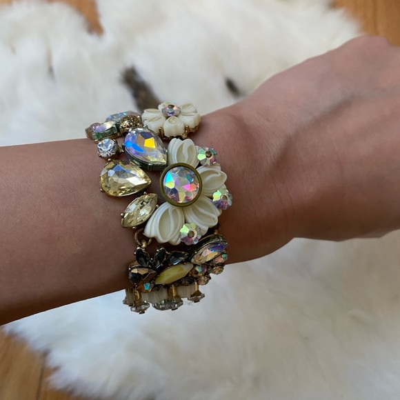 J crew floral bracelet - Picture 2 of 2